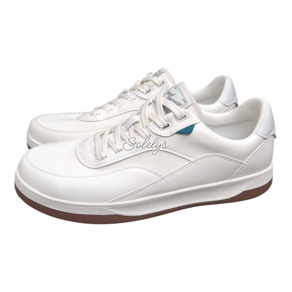 Vessi Courtside Classic Men 11 Off White Vegan Waterproof Casual Lace Up Sneaker - Picture 4 of 11